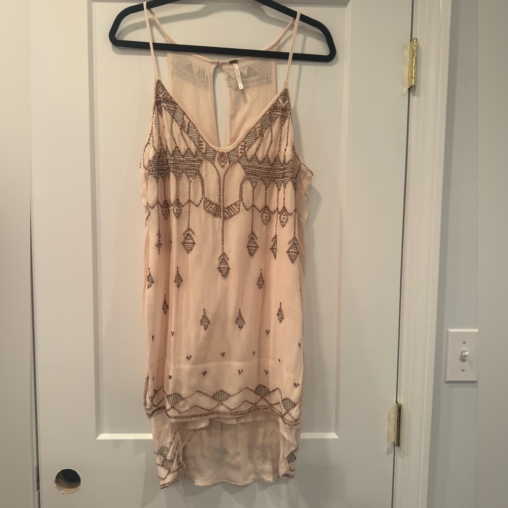 💖FREE PEOPLE DANCING IN THE MOONLIGHT BEADED TOP💖 - Picture 5 of 8